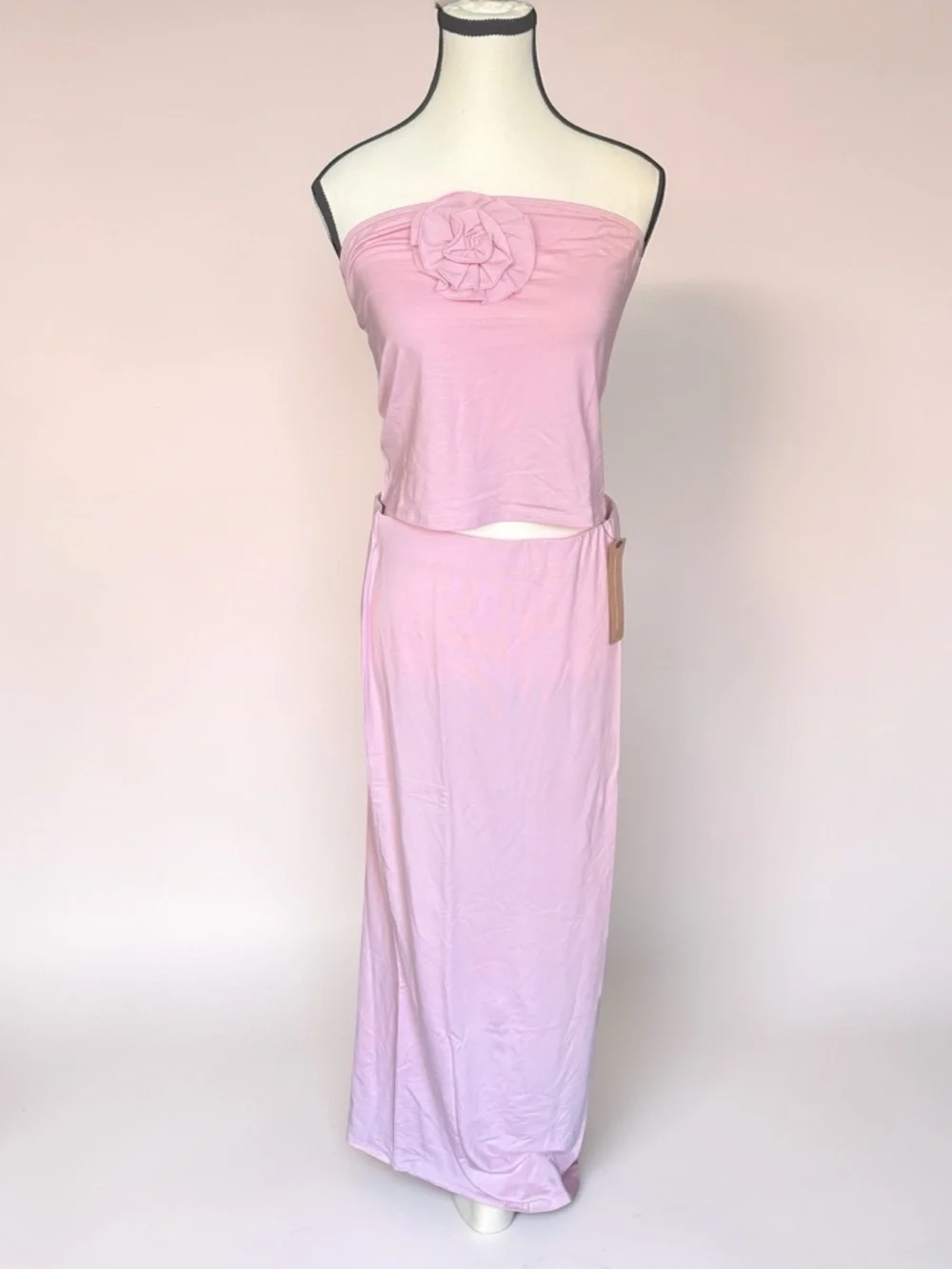 Reformation Adalynn Knit Set in Pink — NWT size L - Picture 9 of 14